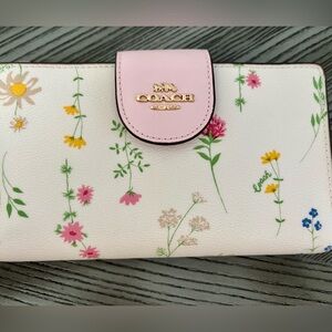 Coach Spaced Wildflower Tech Wallet